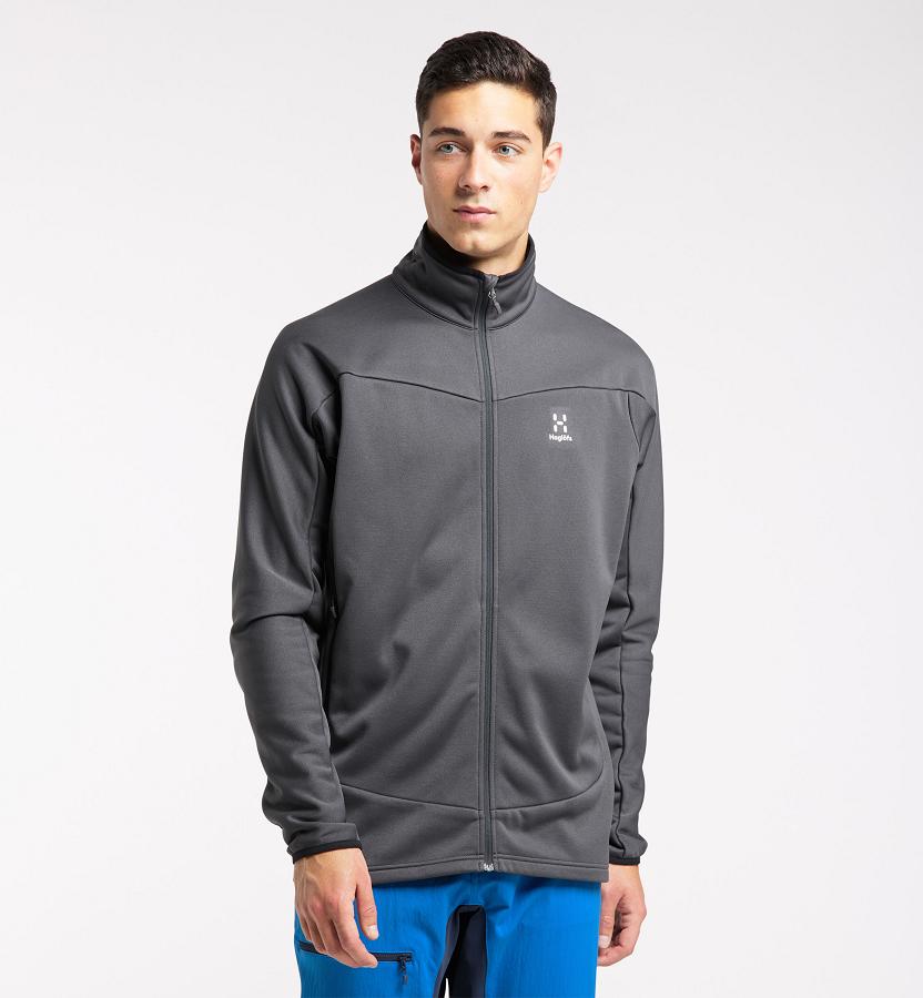 Haglöfs Frost Mid Layer Black For Mens BZSDY4579 Australia